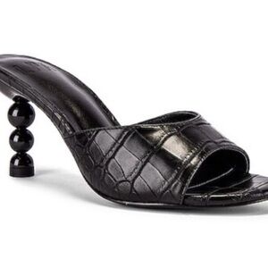 LPA Sofi Croc Embossed Bubble Heel Size US 6